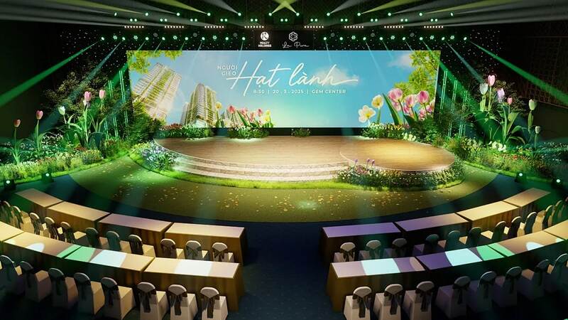 tổ chức sự kiện indoor tại không gian hội nghị